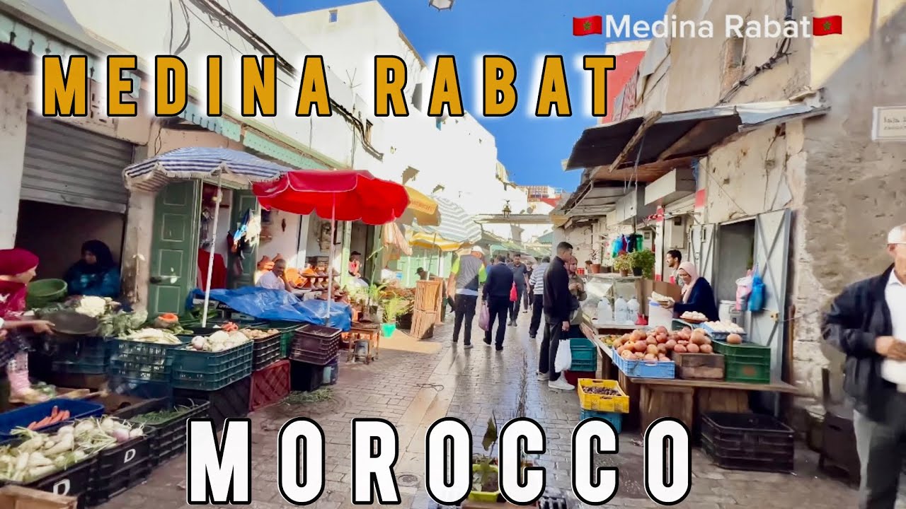 📍Rabat Medina, Morocco 🇲🇦, Walk tour