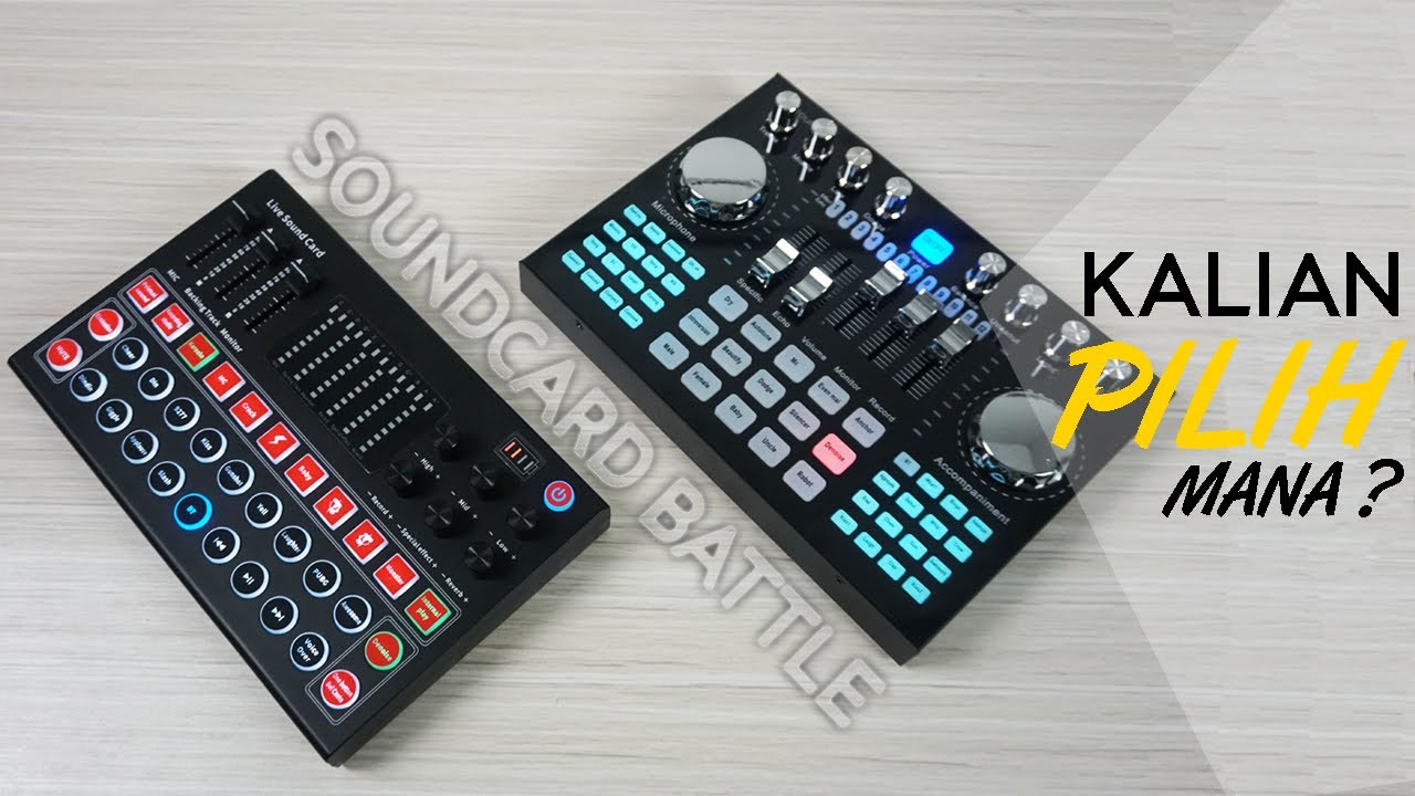 BATTLE Soundcard K1 VS Soundcard M9, Test Audio + Gitar Akustik