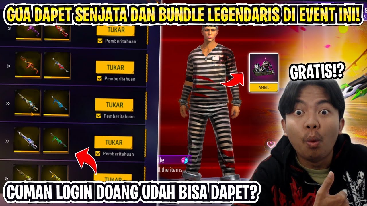 GUA DAPET SENJATA & BUNDLE LEGENDARIS DI EVENT INI! CUMAN LOGIN DOANG UDAH DAPET?😱