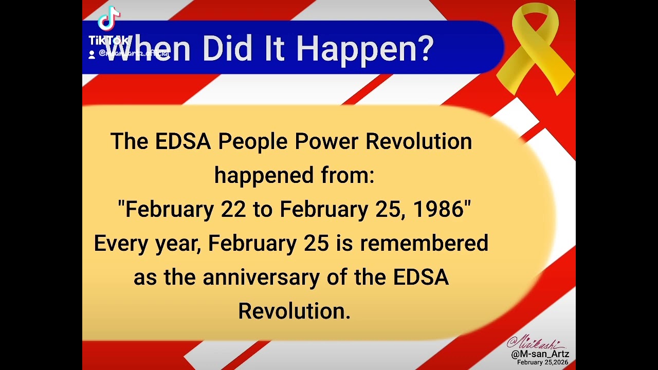 EDSA'S meaning, history and significance in the Philippines | celebrate anniversary with Heavenglow 