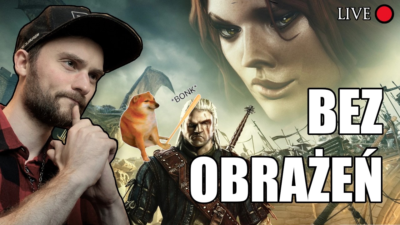🔴 WIEDŹMIN 2 NO DAMAGE 💀 | DAJCIE MI SKOŃCZYĆ AKT 1!! [NA ŻYWO] 🔴