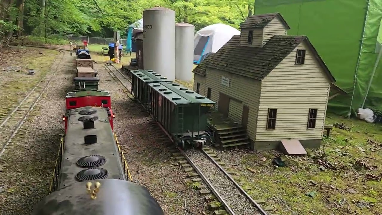 Switching At Maplewood On The White Creek Railroad 
