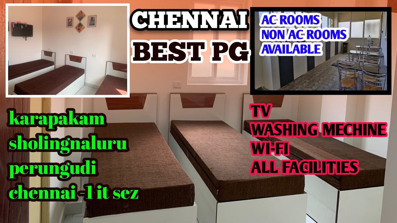 chennai tamil hostels with food || chennai boys hostels in sholinganalluru || chennai best pg