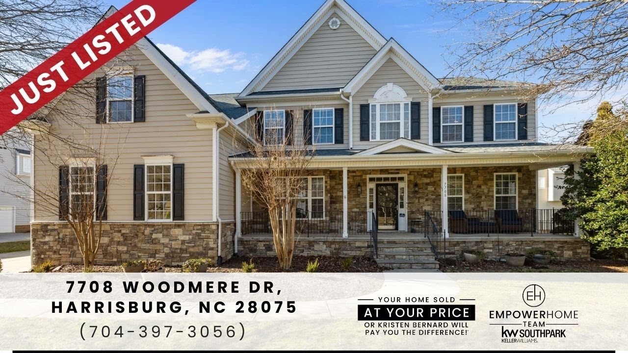 Stunning 6-Bedroom Home in Harrisburg, NC | 7708 Woodmere Dr | Must-See Tour!