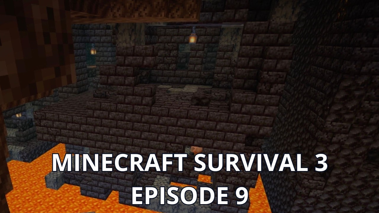 Finding a Bastion in Minecraft Survival 3 (Episode 9)