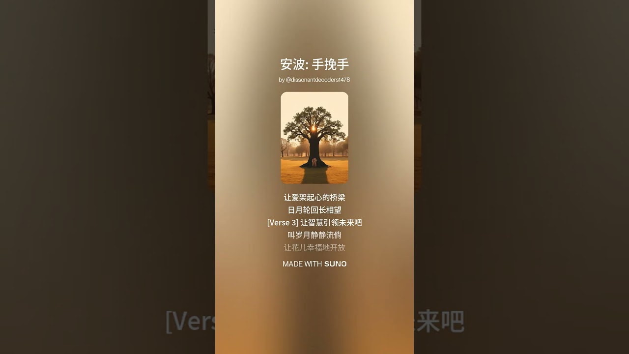 安波:  手挽起手