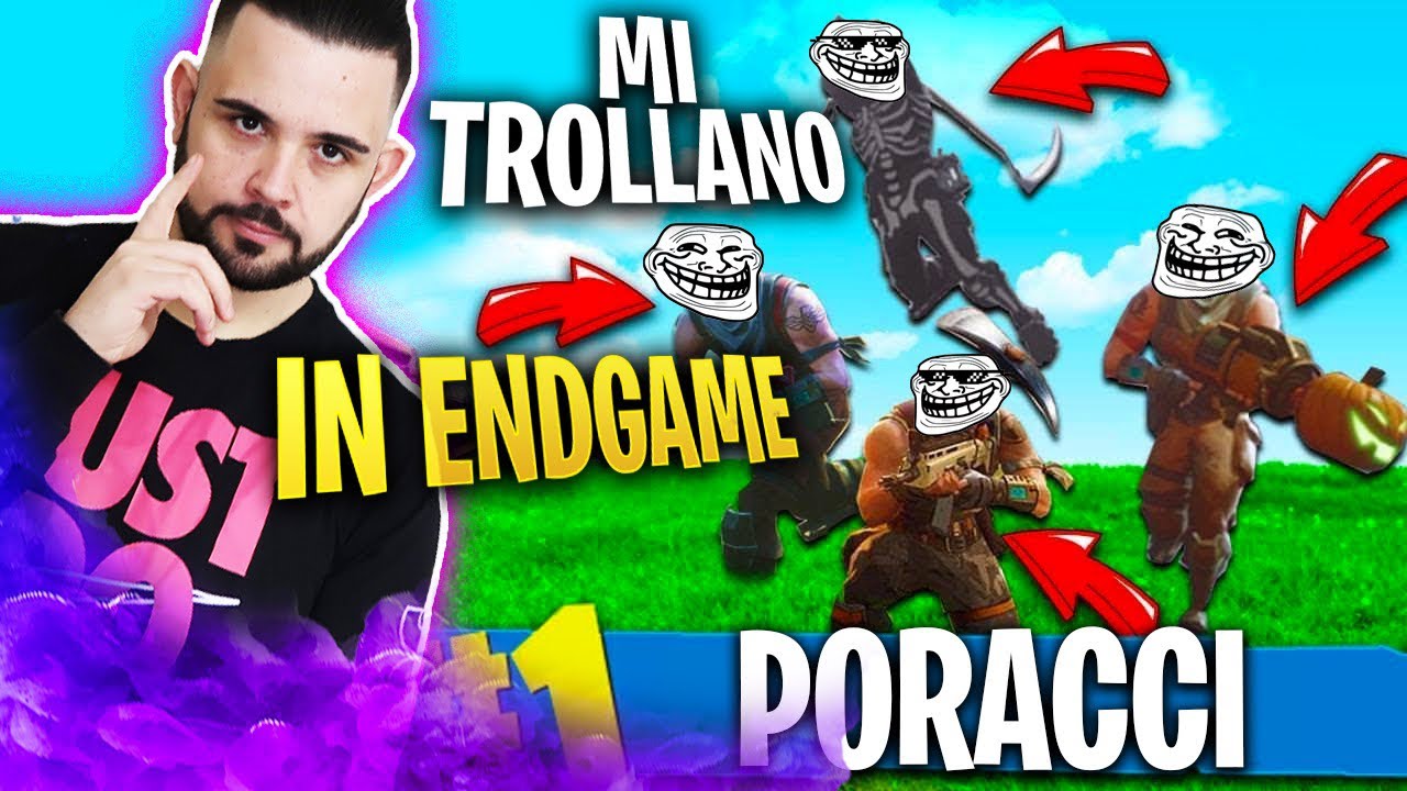 Fortnite : Mi Trollano in End Game 1Vs4 , Non Sanno cosa li Aspetta!