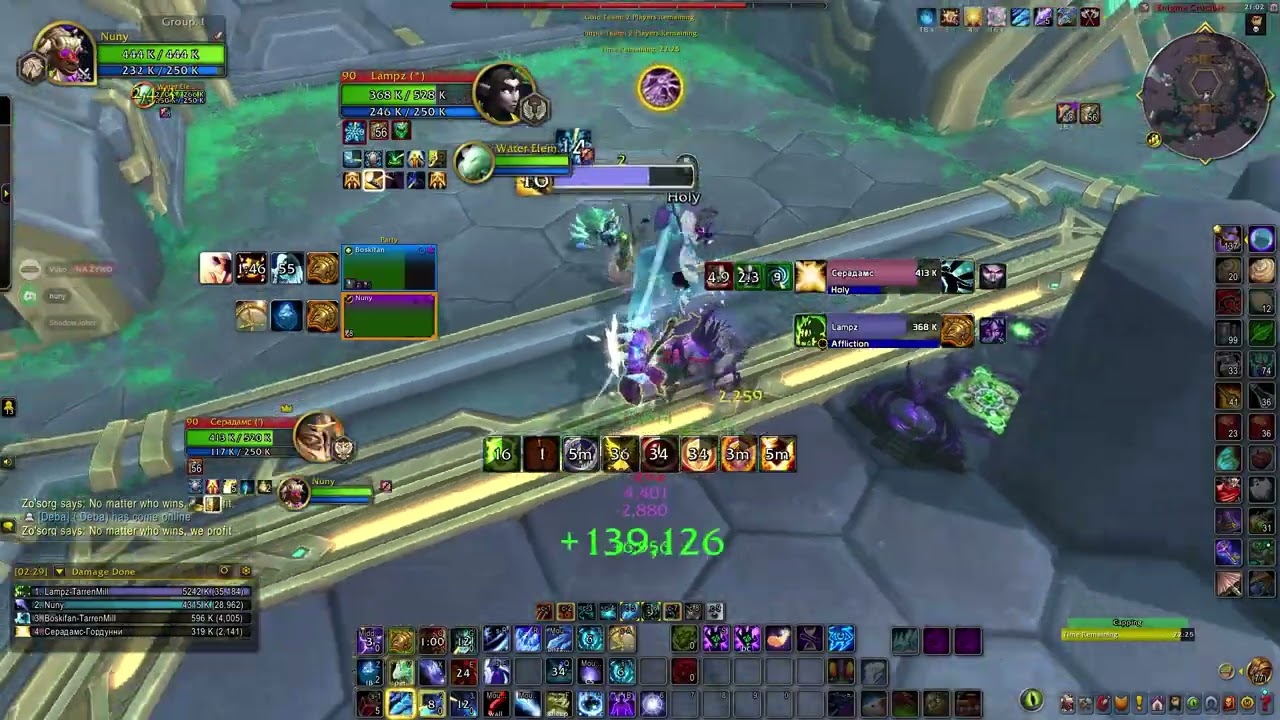 2v2 Arena vs Affliction Warlock WoW PvP Midnight #worldofwarcraft #pvp #gaming #wowshorts #wowarena