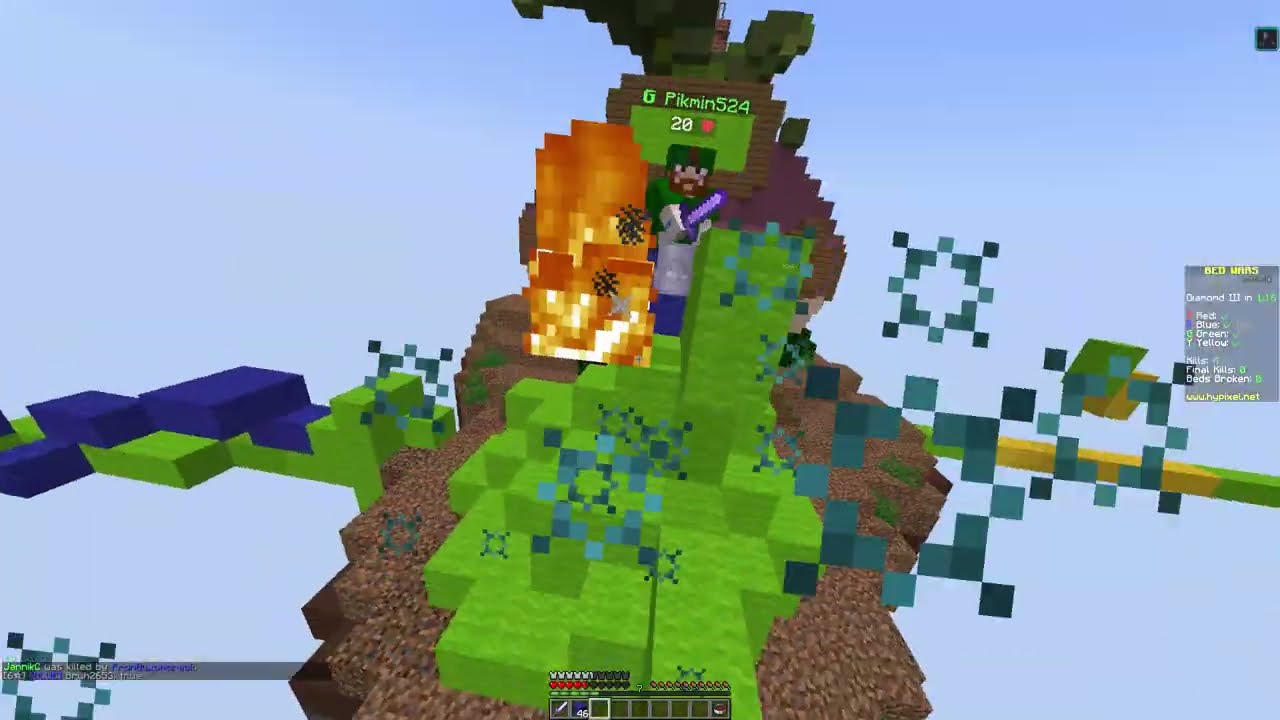 Minecraft 1 21 3   Multime playing minecraft bedwars