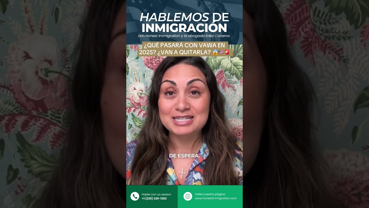 &iquest;QU&Eacute; PASAR&Aacute; CON VAWA EN 2025? &iquest;VAN A QUITARLA? 😱🇺🇸🚨