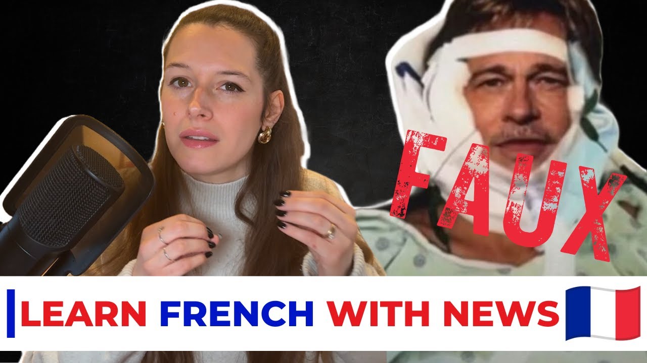 SCAMMED 830K€ BY A FAKE BRAD PITT - Learn French With News #22