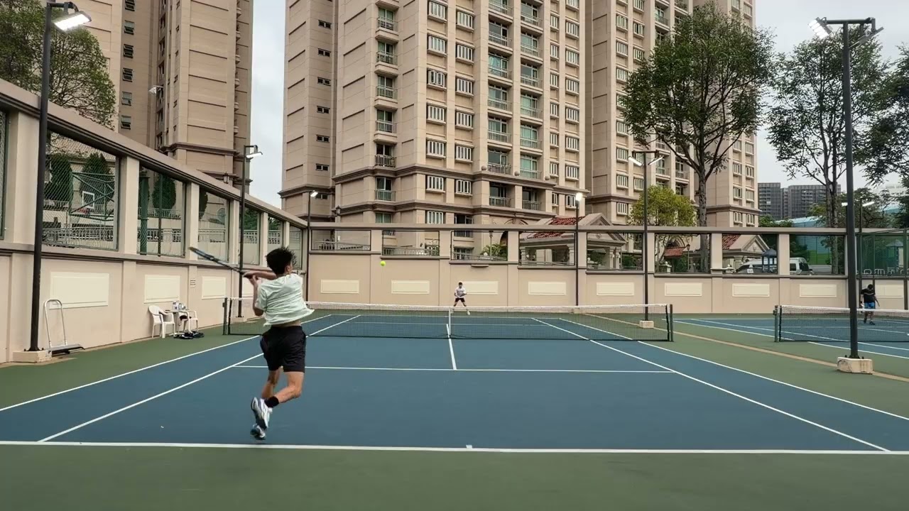 Tennis singles points highlights