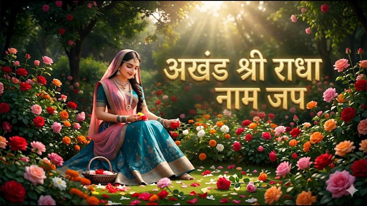 Radha Naam Dhun - अखंड श्री राधा नाम जप | Radha Naam Jaap