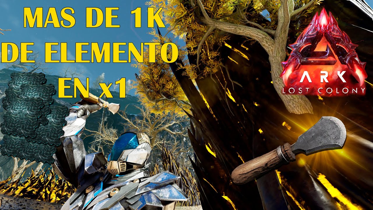1K en defensa de VENAS con DLC LOST COLONY (Midas Touch) Ark Ascended!