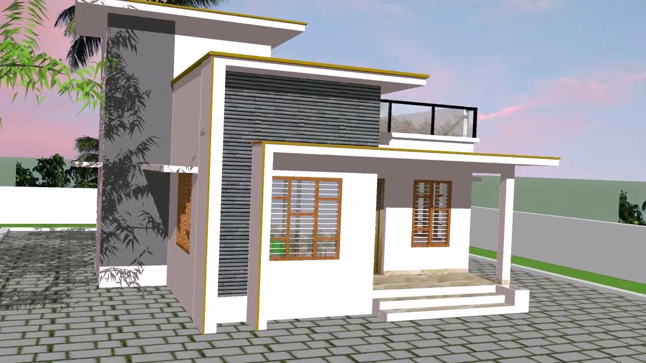 950 സ്ക്വയർഫീറ്റ് വീടിന്റെ  പ്ലാൻ /house design kerala home design low budget HaneedAnugraha