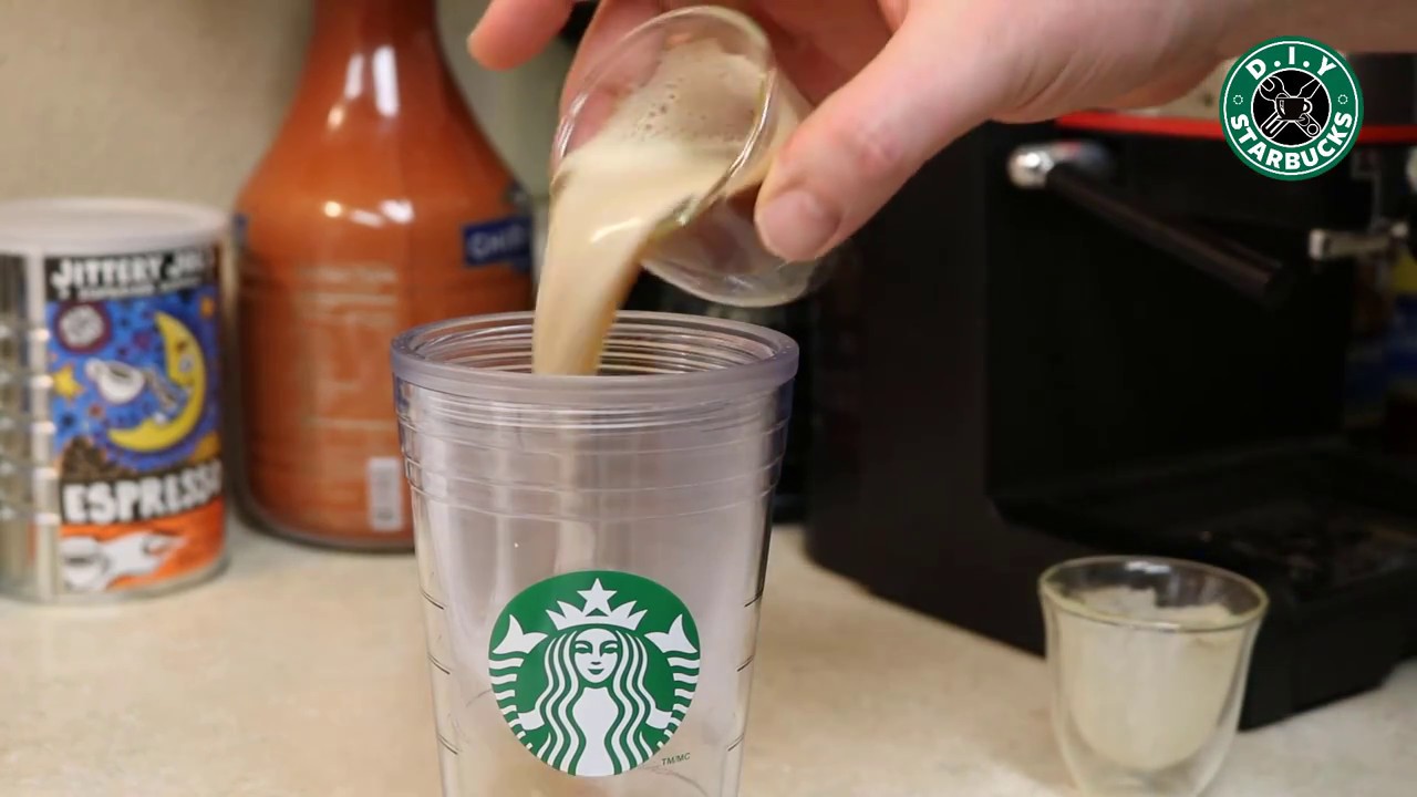 How to Make a Starbucks Caramel Iced Latte