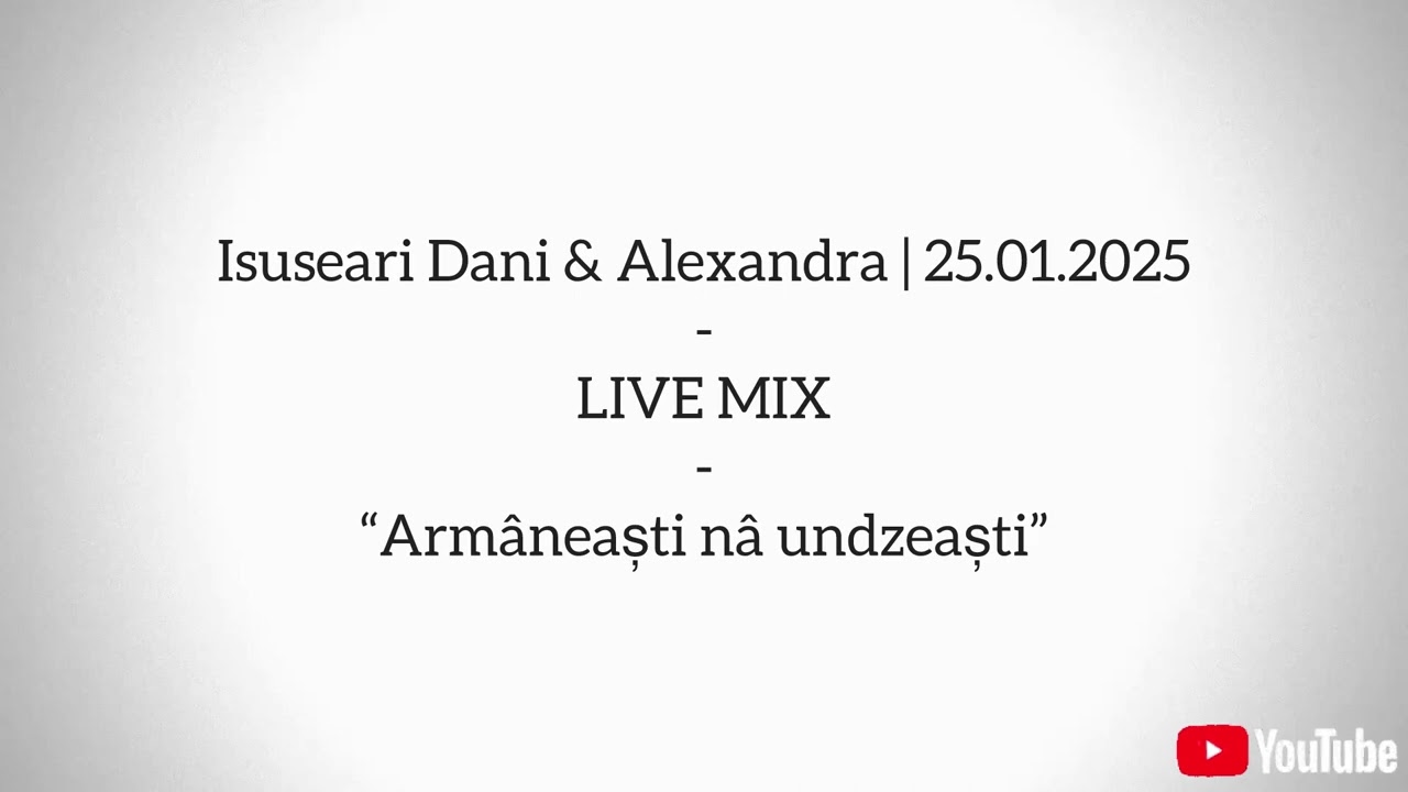 Isuseari Dani & Alexandra ( PINDU ) - Live Mix - 313
