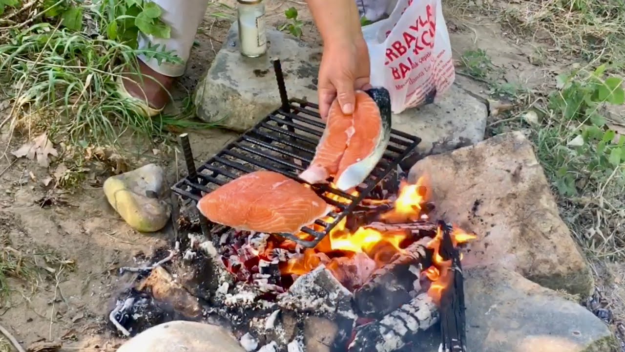 Somon Izgara ve Erik suyu yapımı! Making salmon grill and plum juice