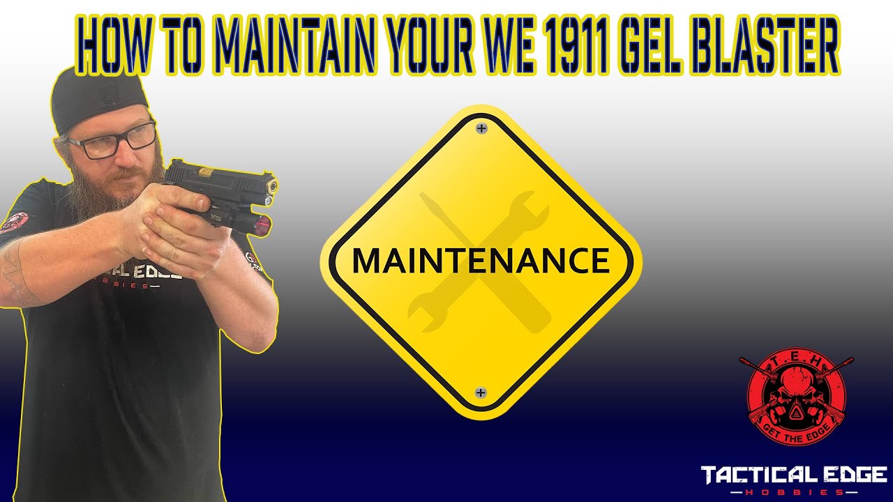 WE 1911 Gel Blaster Maintenance.