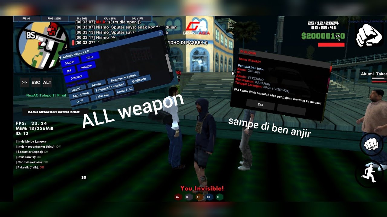 MONETLOADER SPWAN GUN NO DETEK BOT