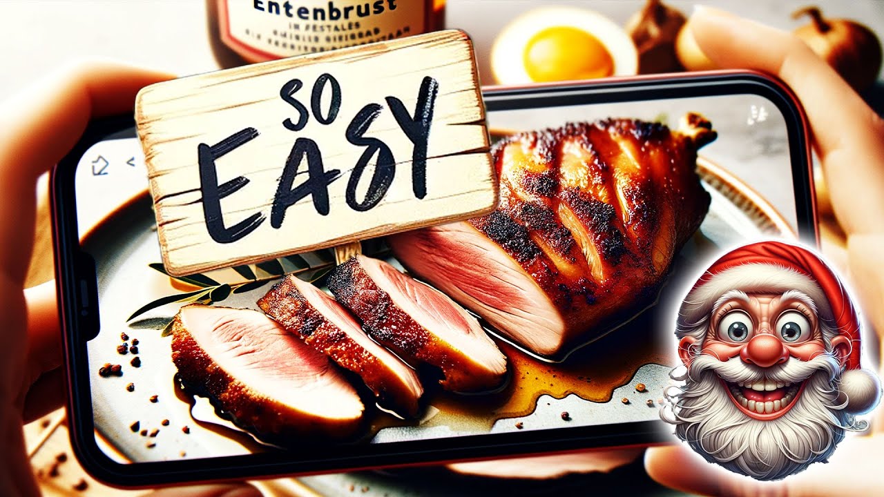 FESTESSEN - So Einfach! ENTENBRUST mit 3-Zutaten-Sauce | So einfach machst Du ein festliches Essen