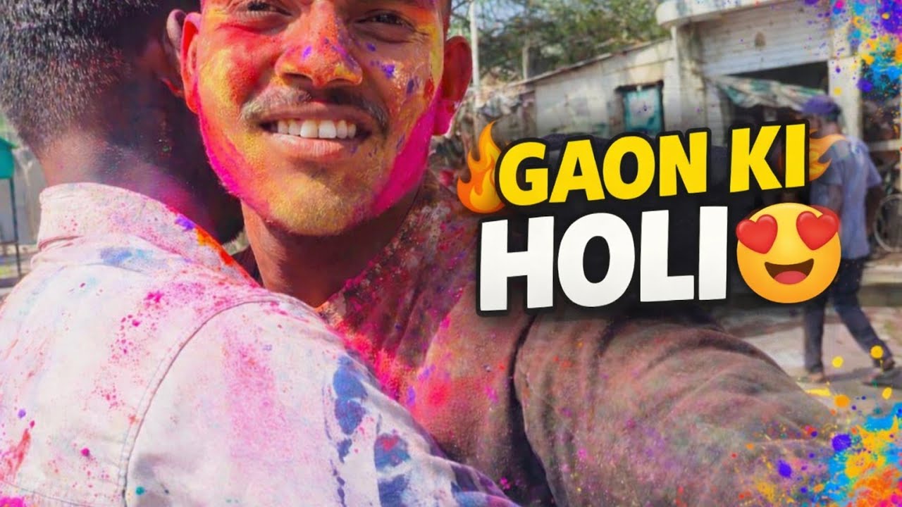 First Vlog 😍 Gaon Me Holi Celebration | Full Masti✅ Aisi Holi Kabhi Nahi Kheli 😱 | My First Vlog