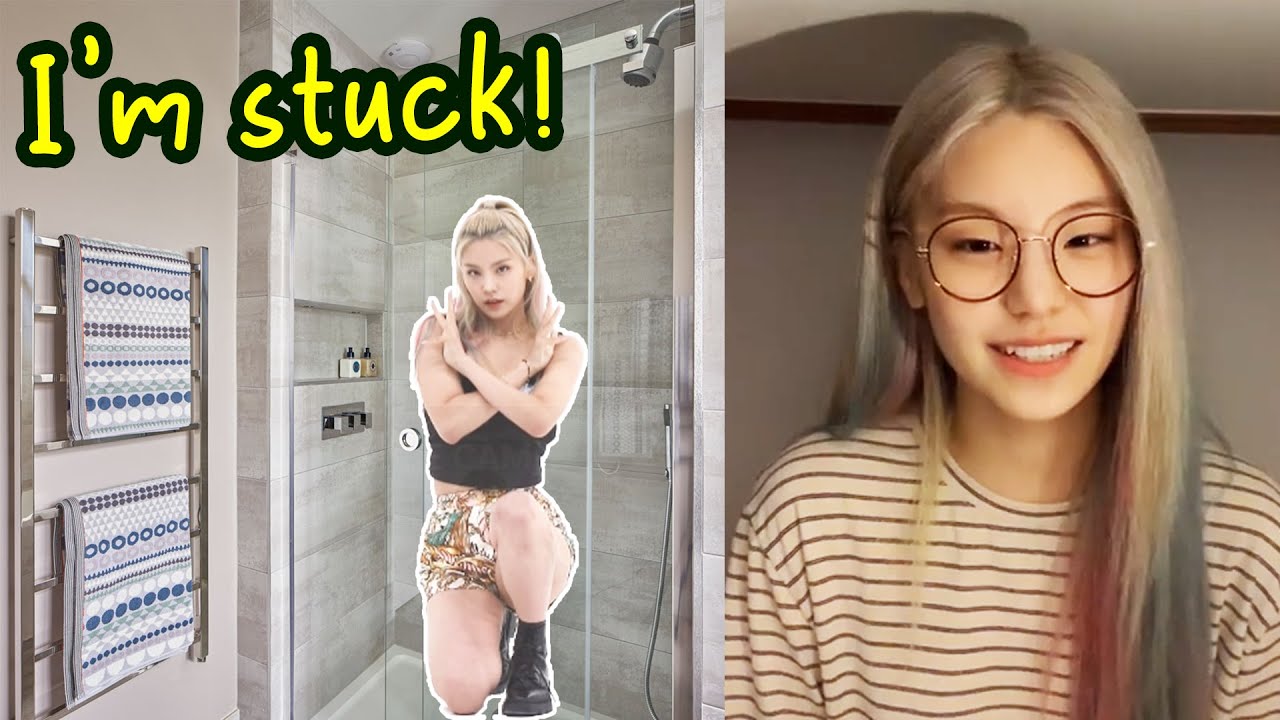 ITZY Yeji almost locked herself in shower room