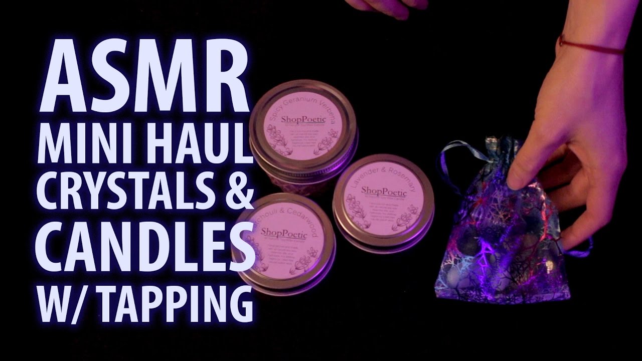 ASMR MINI HAUL WITH TAPPING 1:5 DAYS OF ASMR