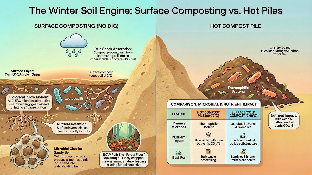 The Messy Winter Garden - Compost Temperature 🌡️ Kesser and Steen from Nature and Innovation class
