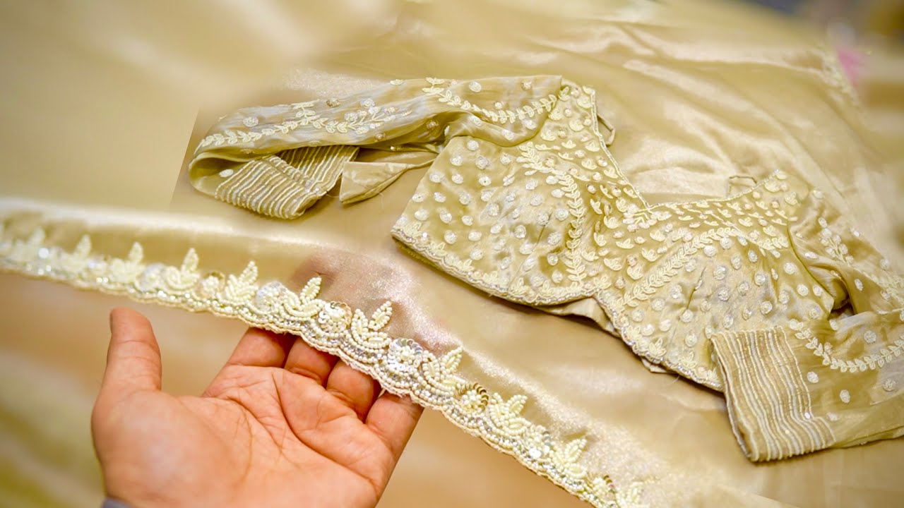 NEW DESIGNER HANDWORK SAREE - PARTYWEAR SPECIAL SAREE 2026 SHOP IN CHANDNI CHOWK 