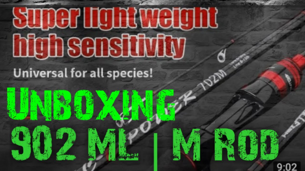 Unboxing 902 RollFish M l ML Rod Ang Sulit Pala @juhntvlog