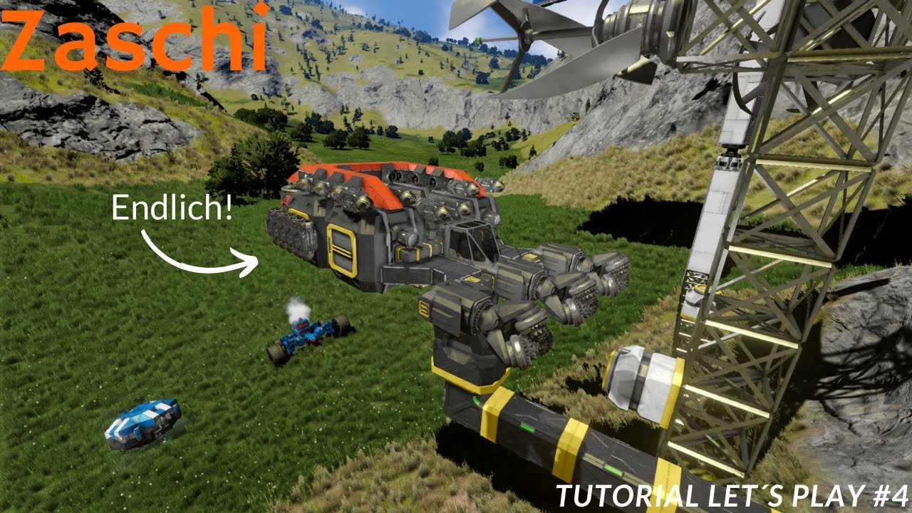 Space Engineers - Tutorial Let´s Play - Deutsch #4 Minenschiff und Basiserweiterung
