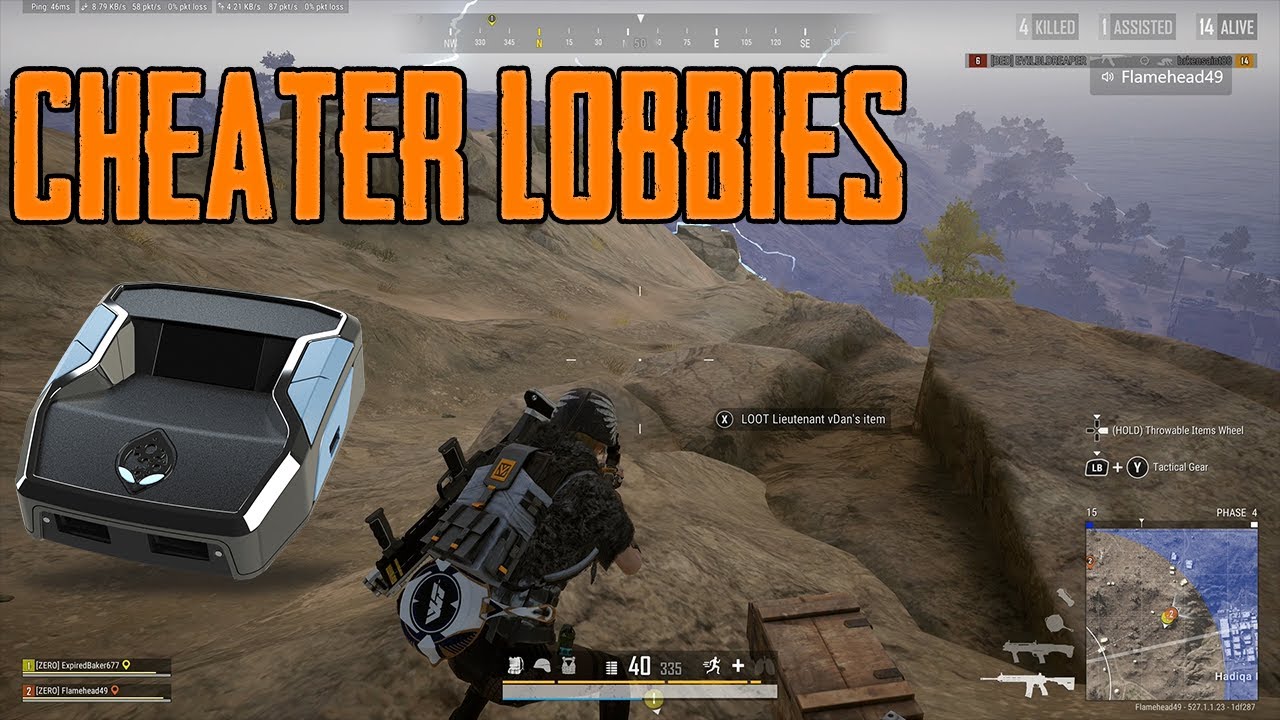 "CHEATERS" UNKNOWN BATTLEGROUNDS CONSOLE EDITION.