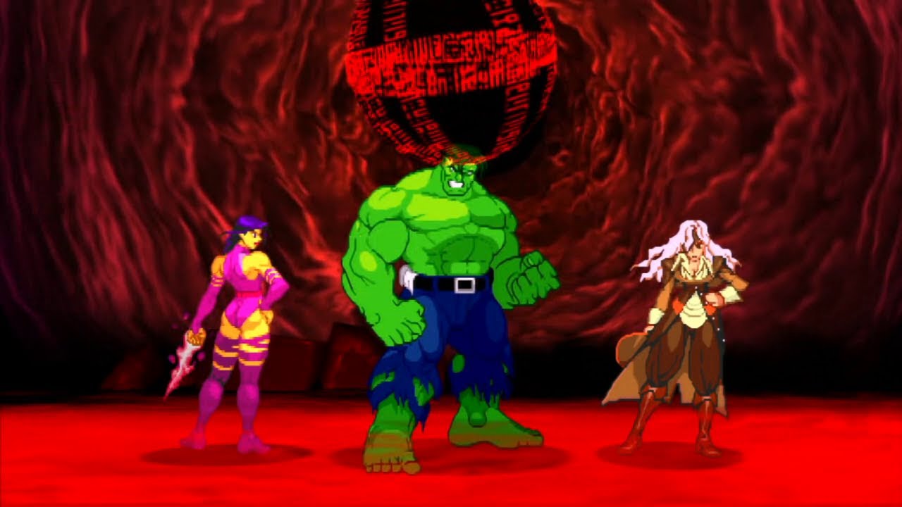 Marvel VS Capcom 2 - Ruby Heart/Hulk/Psylocke - Expert Difficulty Playthrough