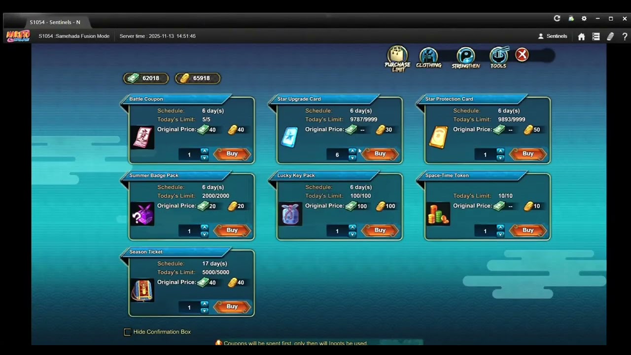 Naruto Online: Spend 20.000 ingot😏