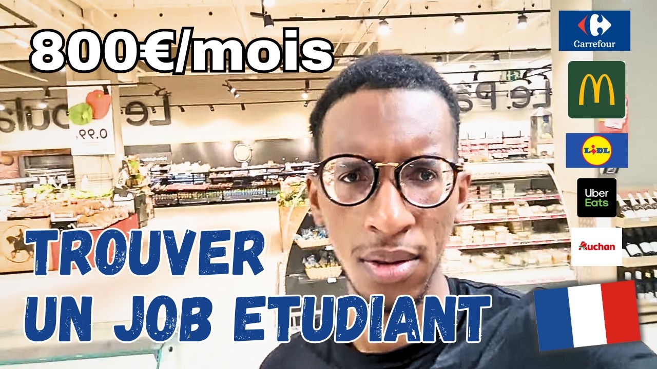 Comment trouver un job étudiant en France ? 800 euros par mois
