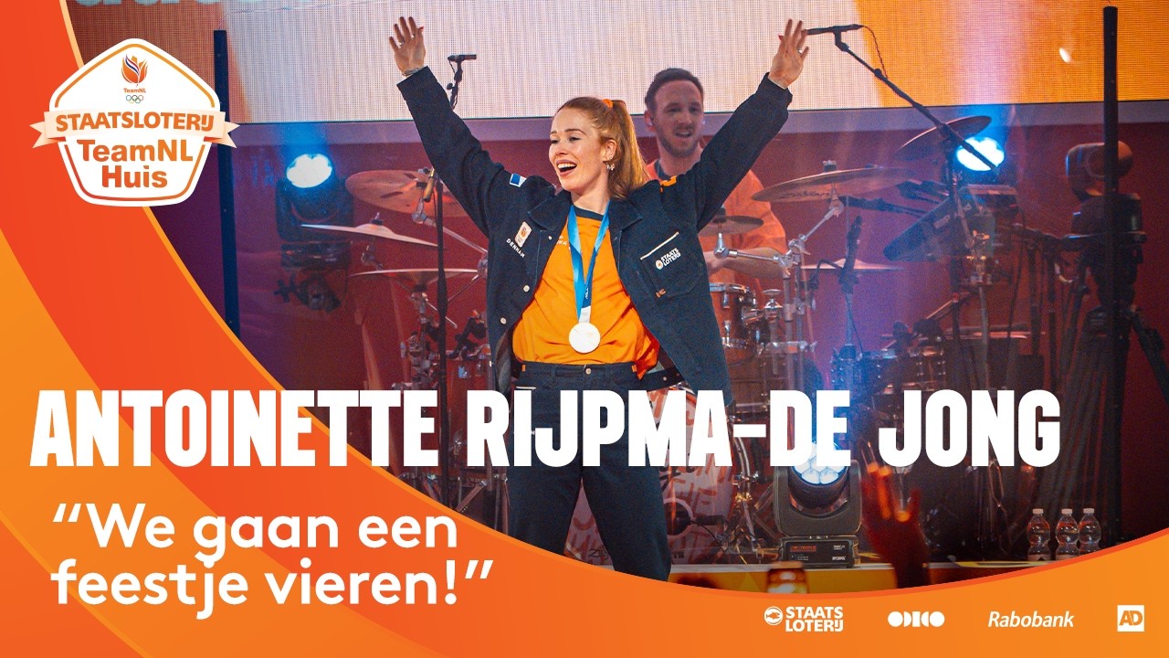 We gaan Antoinette Rijpma-de Jong HULDIGEN in het Staatsloterij TeamNL Huis 🧡