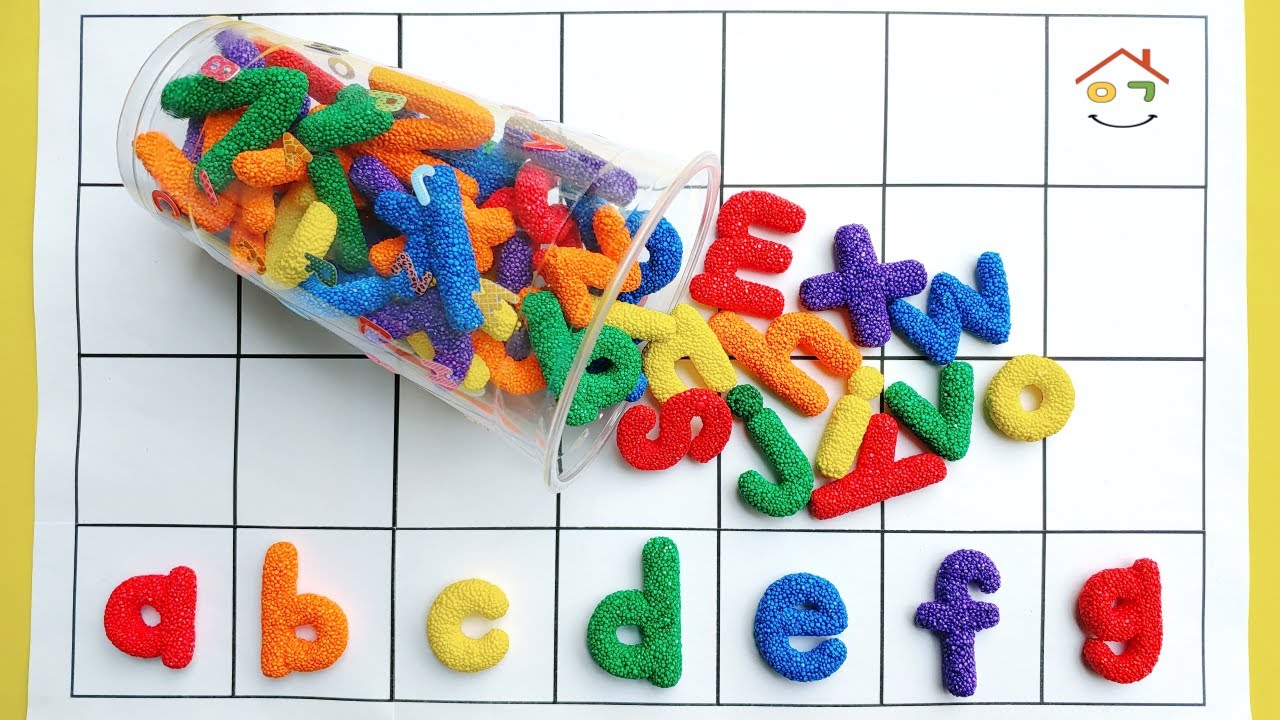 플레이도우 소문자 Alphabet 순서대로 자리 찾기 | 소문자 Alphabet놀이 | Alphabet Song | Alphabet | ABC song | abcd