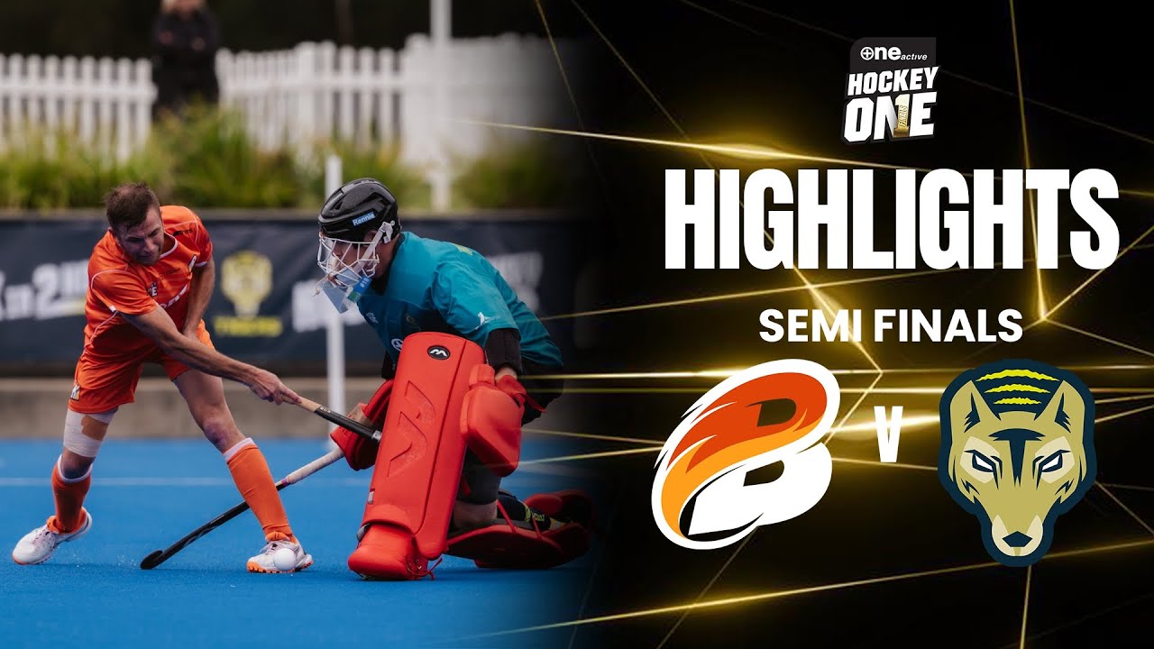 Brisbane Blaze v Tassie Tigers Men's Semi Finals Highlights | ONE Active Hockey One League 2025