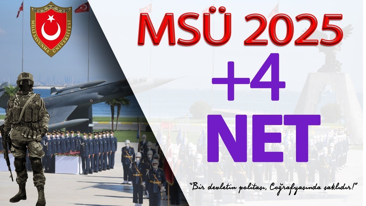 MSÜ +4 NET/ MSÜ DEN ÖNCE İZLE