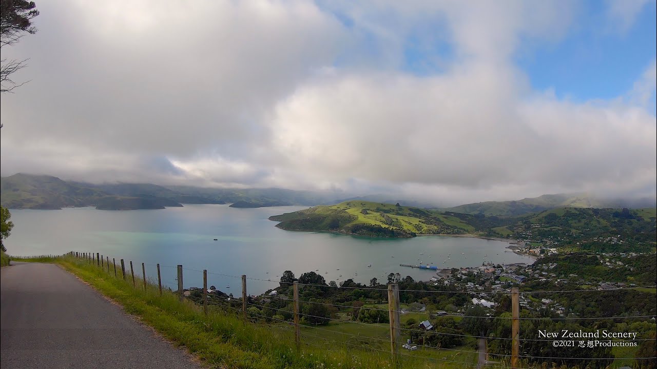 4K Akaroa Canterbury  NEW ZEALAND ニュージーランド 紐西蘭 Part 71