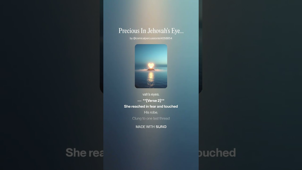 Precious In Jehovah's Eyes