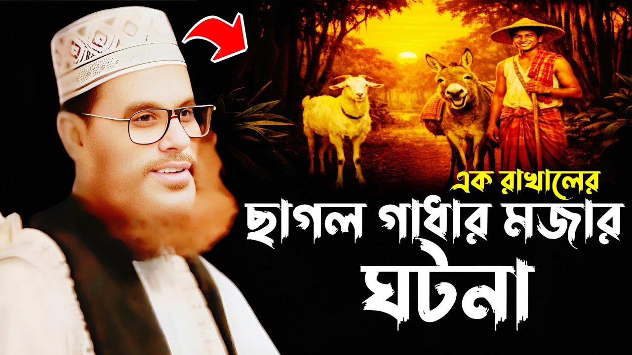 এক রাখালের ছাগল গাধার মজার অজানা ঘটনা | আল্লামা দেলাওয়ার হোসাইন সাঈদী Delwar Hossain Sayeedi waz
