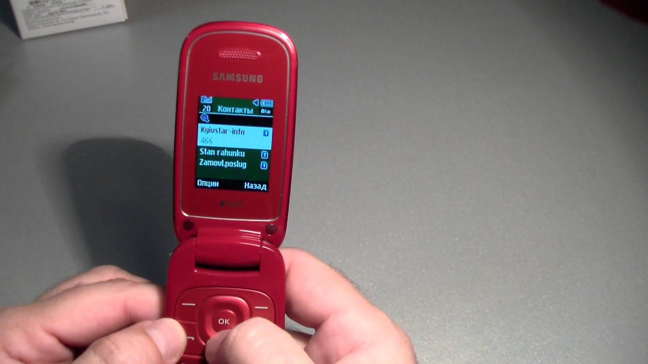 Samsung GT-E1272 - телефон для бабушки.