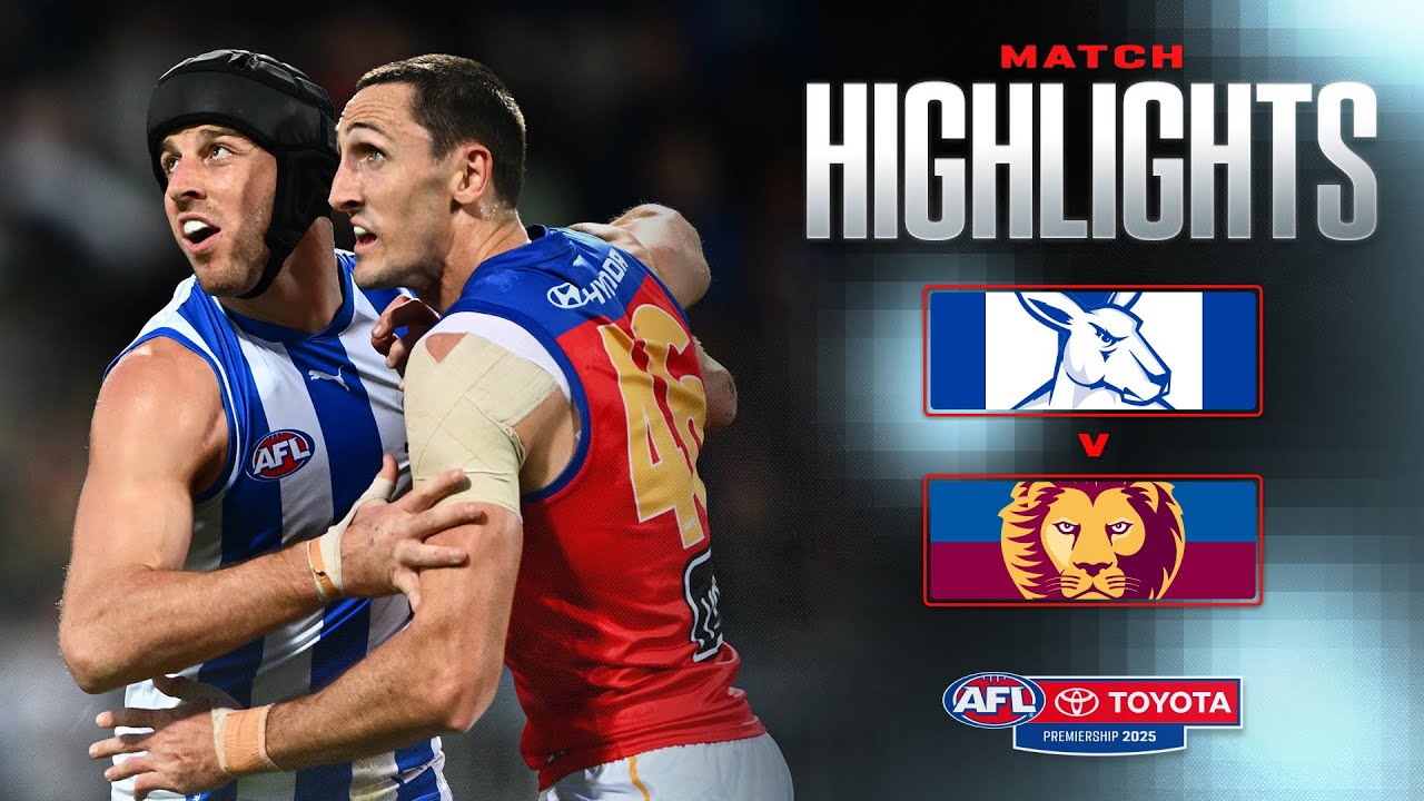 North Melbourne v Brisbane Highlights | Round 9, 2025 | AFL