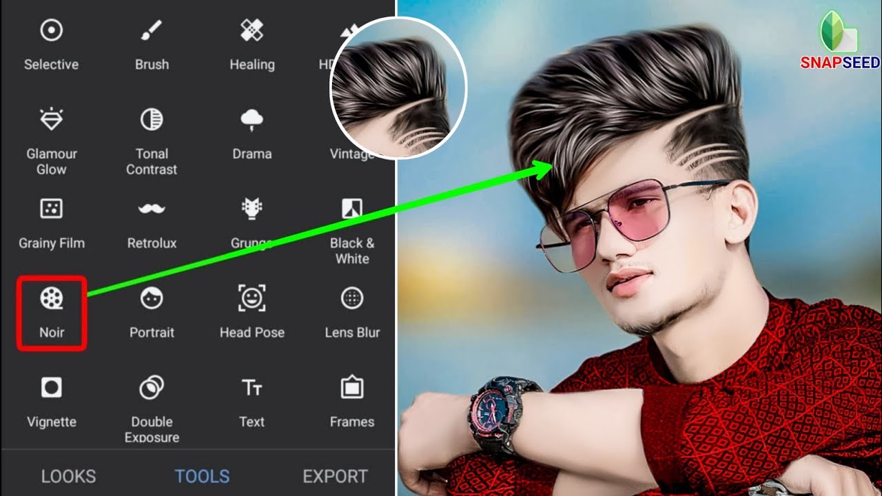 snapseed new hair style editing | snapseed hair + face white photo editing | snapseed photo editing