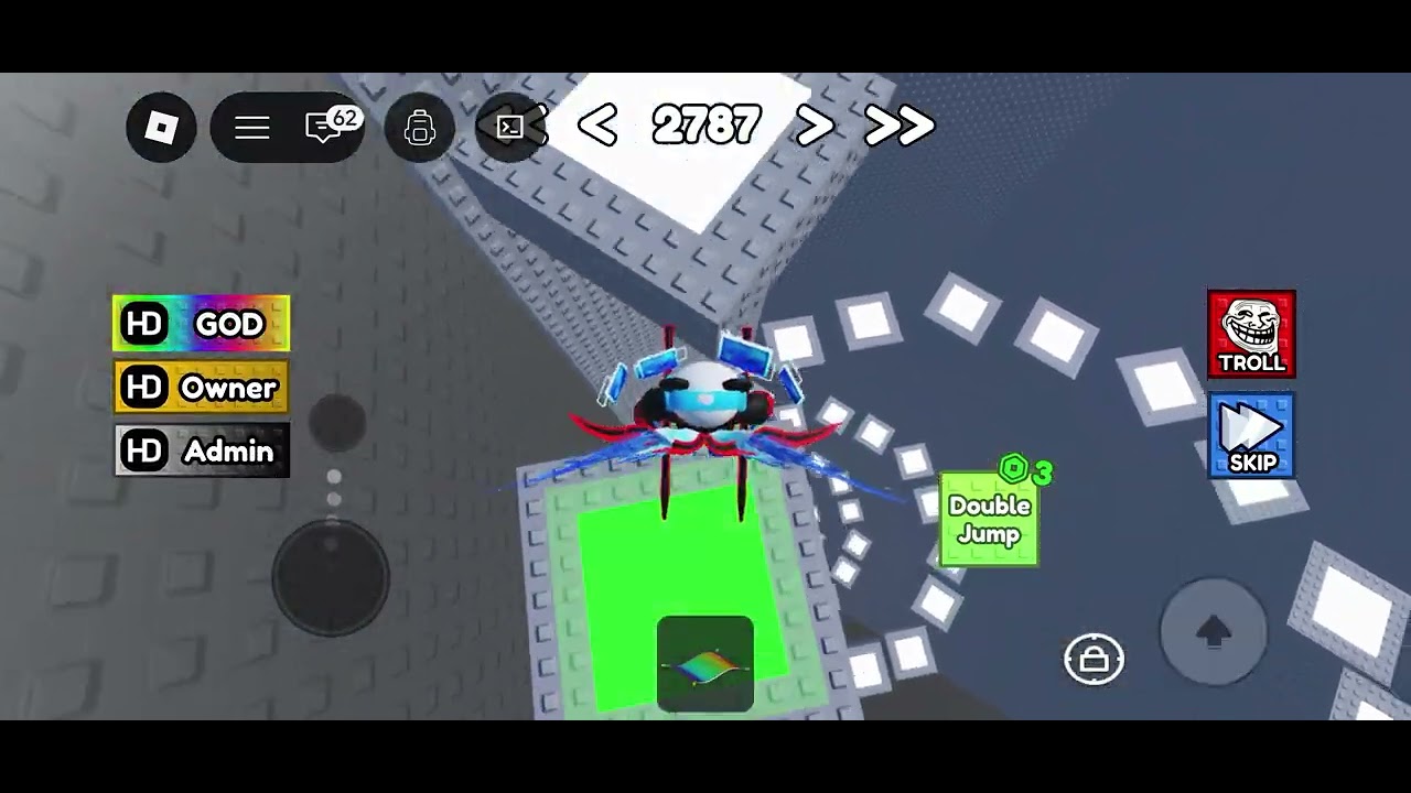 Red blue cool panda goes to the top of the tower 🗼(ch 2)