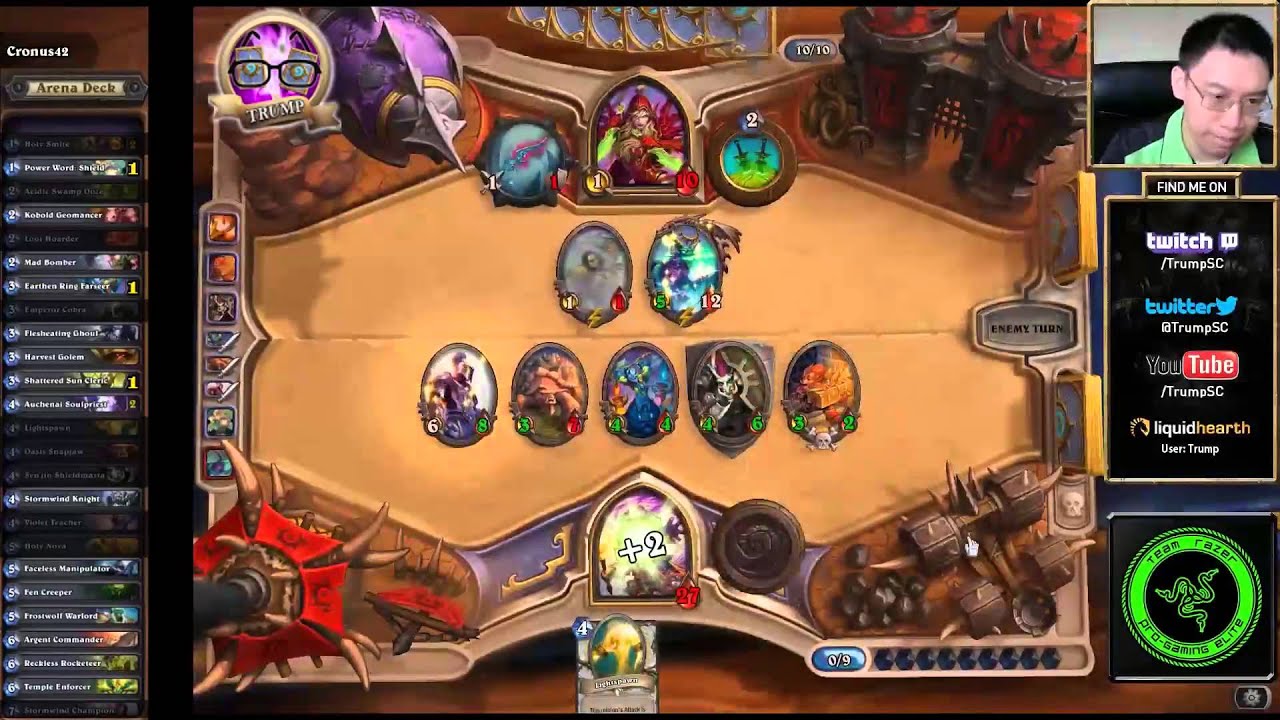 Когда Hearthstone Arena кажется построенной