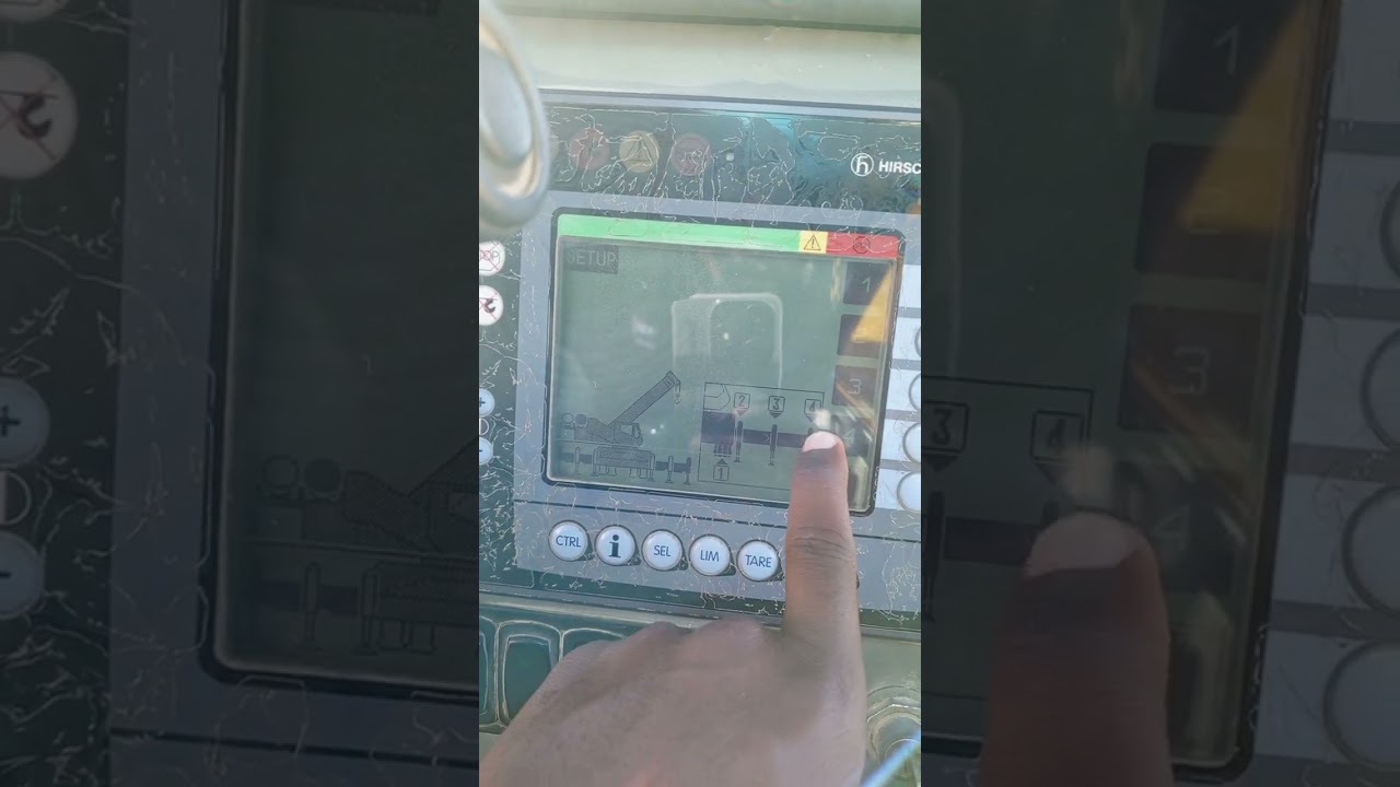 Confeguraçao do Computador de Grua Grove RT 530CE2