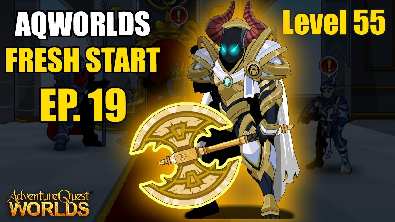 AQW Fresh Start Episode 19 - I GOT THE BLoD! Adventure Quest Worlds